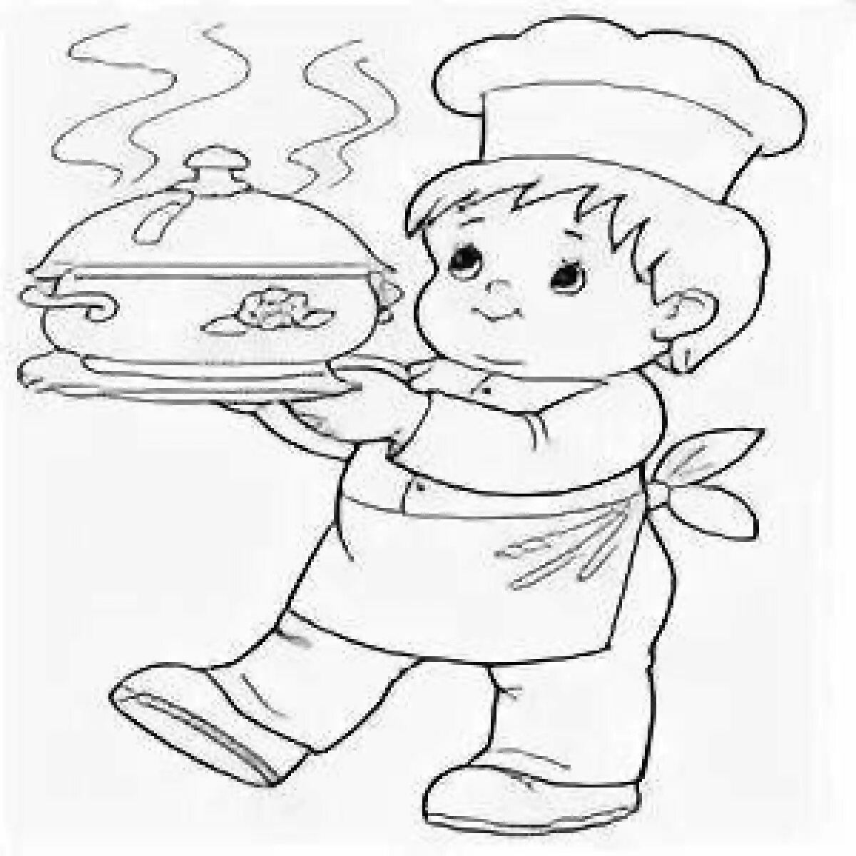 Профессии раскраски для детей. Повар раскраска для детей. Раскраска повар. Раскраска повар для детей. Поваренок раскраска.