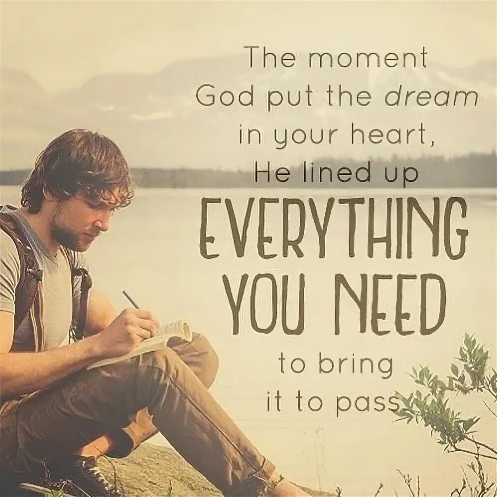 In the moment the dream