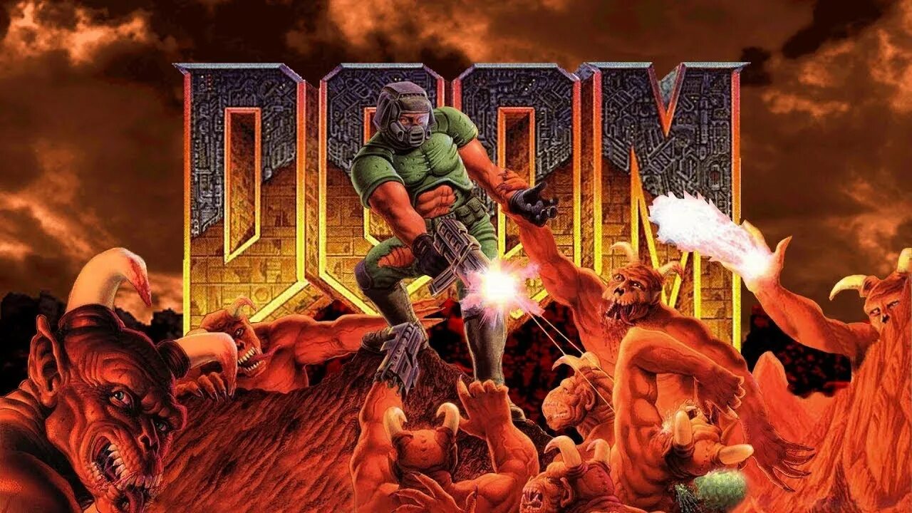 Дум полное прохождение. Doom 1993. Doom игра 1993 обложка. Doom 1. Doom 1 обложка.