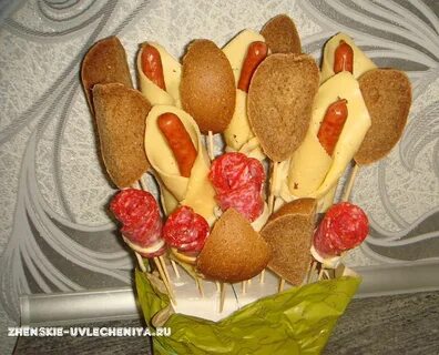 Колбасный букет своими руками