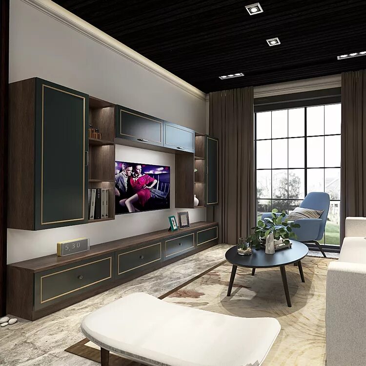 Buy Professional 3D Models Modern style living room, Living room restaurant, Int