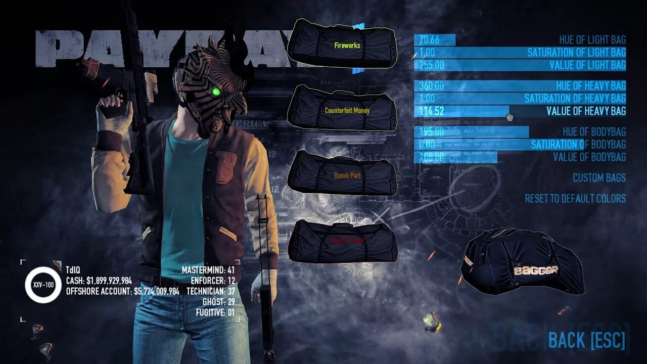 Пейдей 2 кейсы. Сумки пейдей 2. payday 2 bag. сумка payday 2. payday 2 сумка с деньгами.
