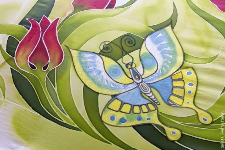 Изображение изделий выполненных в технике батика. Батик. Стиль рисования батик. Батик для начинающих. Роспись по ткани.