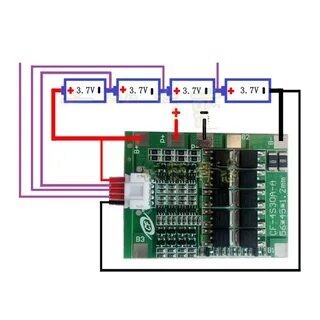 Схема платы bms 4s
