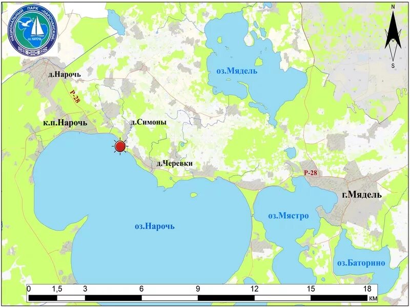 Озеро нарочь беларусь на карте История создания учебно-научного центра