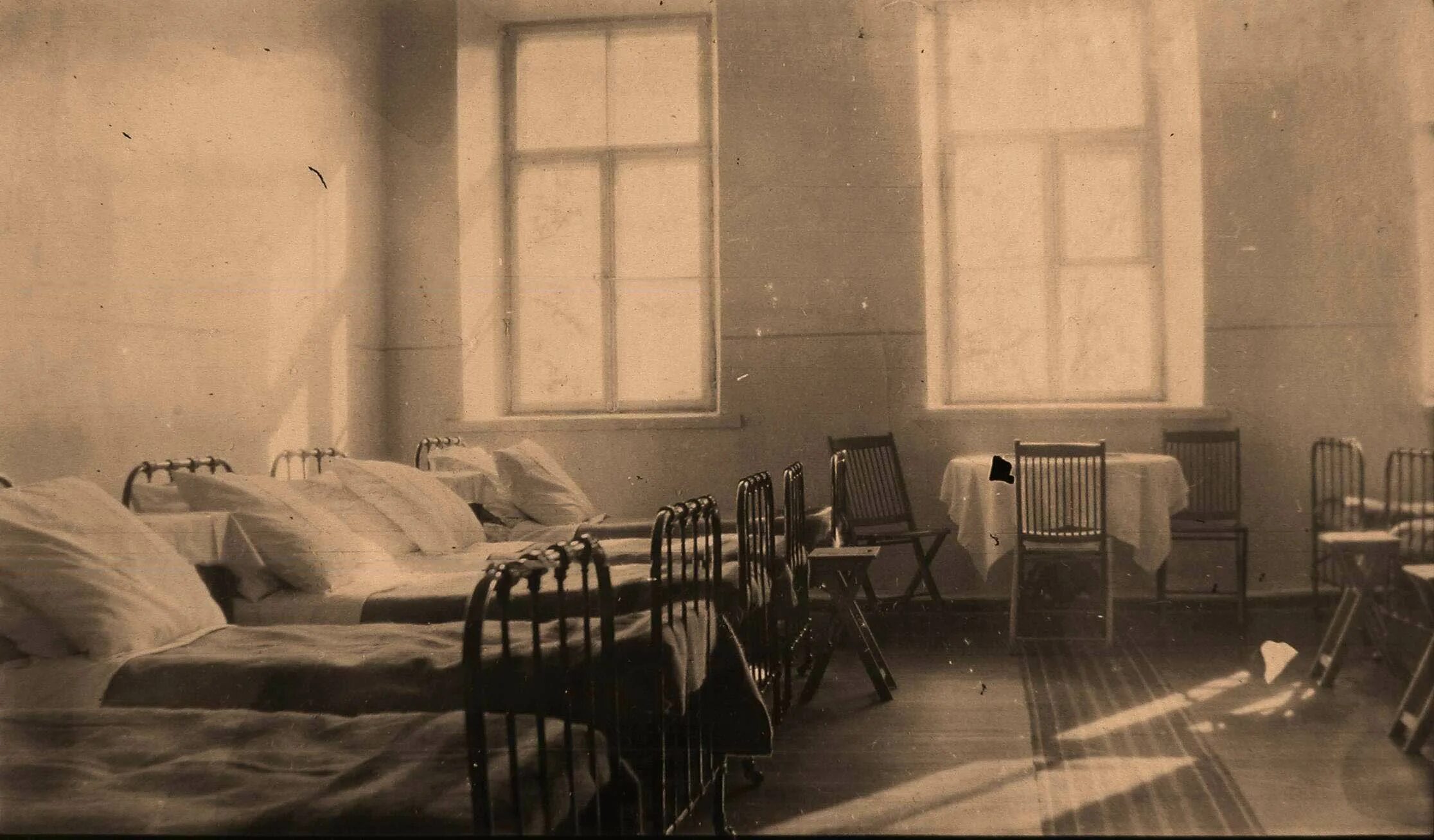 Палата военного госпиталя Великой Отечественной войны. Госпиталь Оренбург военный палата.