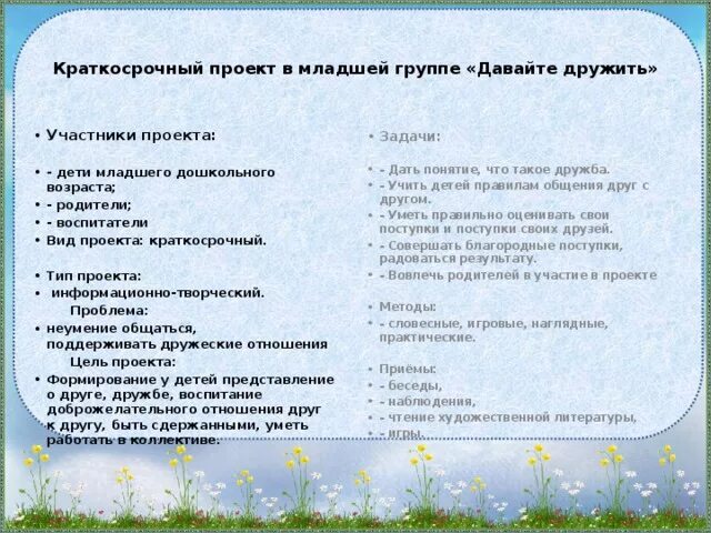 Проект "Едем в зоопарк"