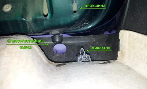 Открытие багажника пассат б5