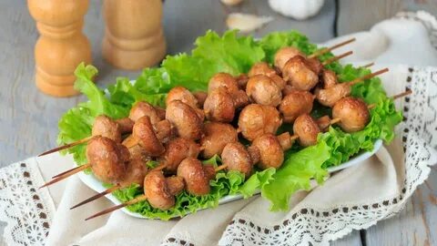Маринад шампиньонов на мангале в майонезе