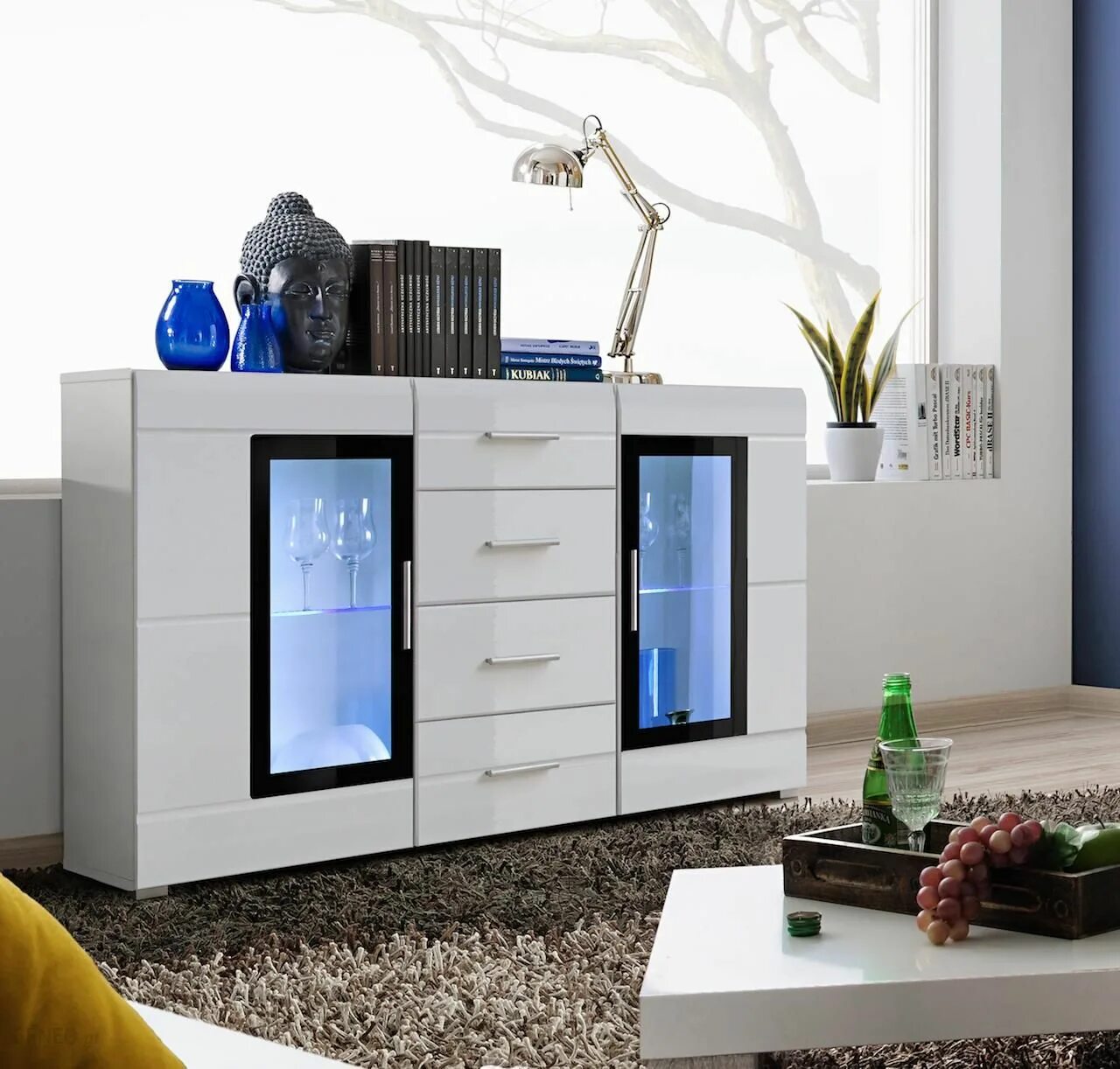 Белое стекло гостиная. Комод asm krone iv. комод со стеклом gabriella-001 sideboard. комод со стеклом габриелла-01 bms. комод classic aaaa meble белый/белый глянец.