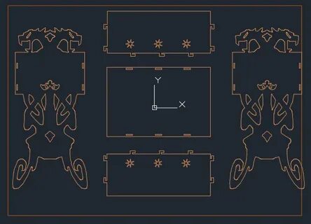 Мангал чертеж dxf
