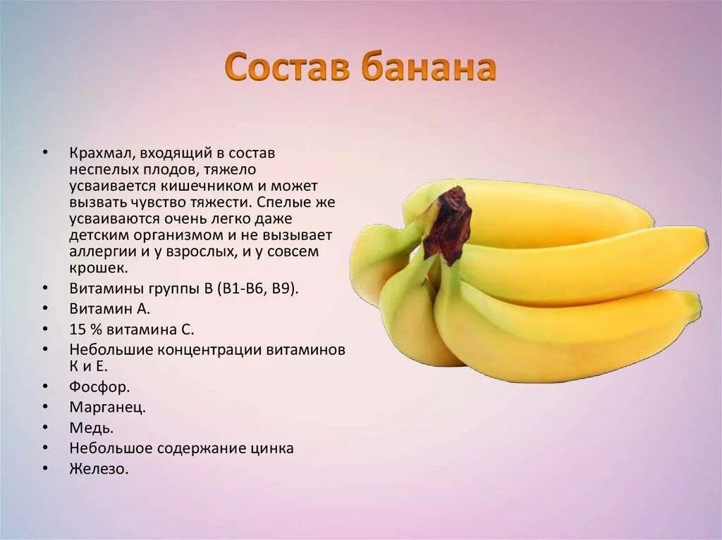 Банан калорийность на 1шт средний. Состав банана. Витамины в банане. Что в банане содержится полезного. Из чего состоит банан.