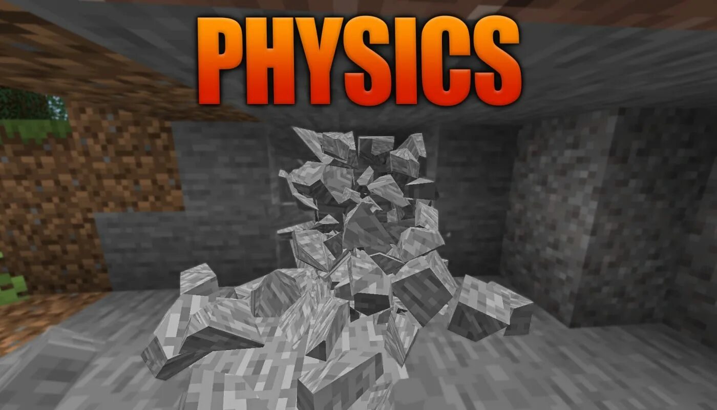 Physics Mod мод 1.17.. Реалистичная физика для МАЙНКРАФТА. Майнкрафт с реалистичной физикой. Мод на физику разрушения блоков. Физика майн