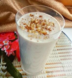 Кефир с орехами