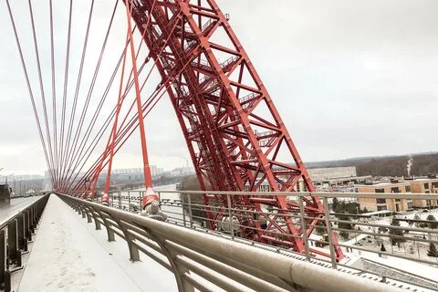 Красный мост в москве где