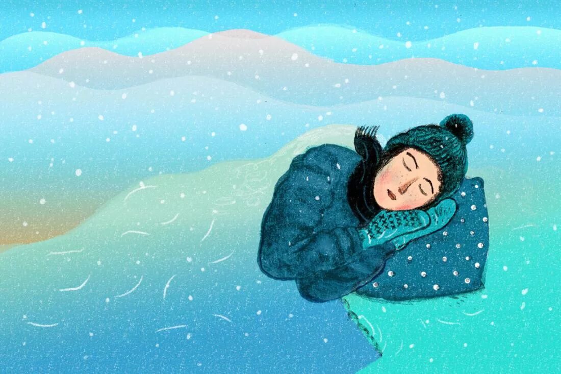 Под снегом как под одеялом