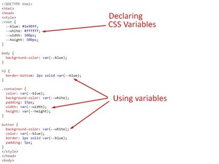 Js css variables