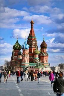 Tourist place in moscow
