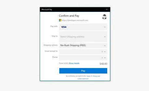 Microsoft wallet