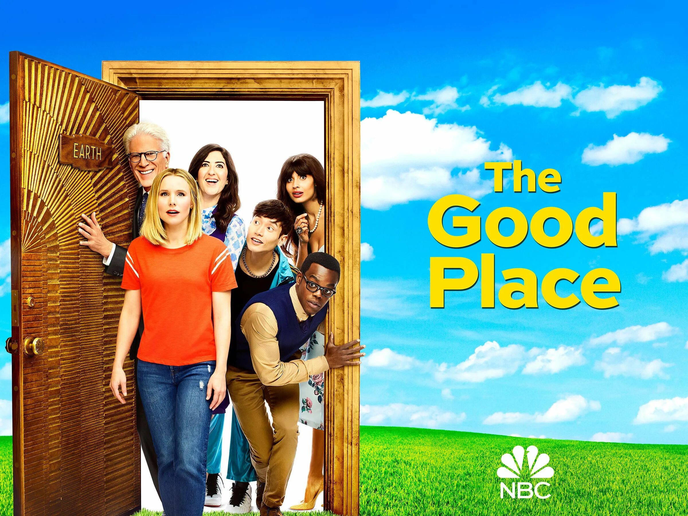 My good place. The good place. The good place poster. Watch the good place.