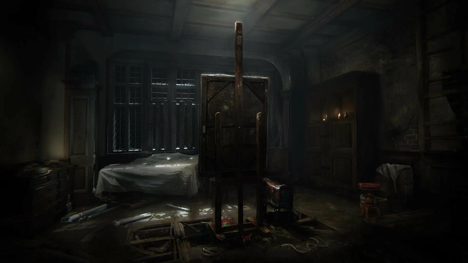 Темная мастерская. Layers of Fear 1 (2016) Скриншоты.