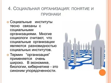 Концепция социальных институтов