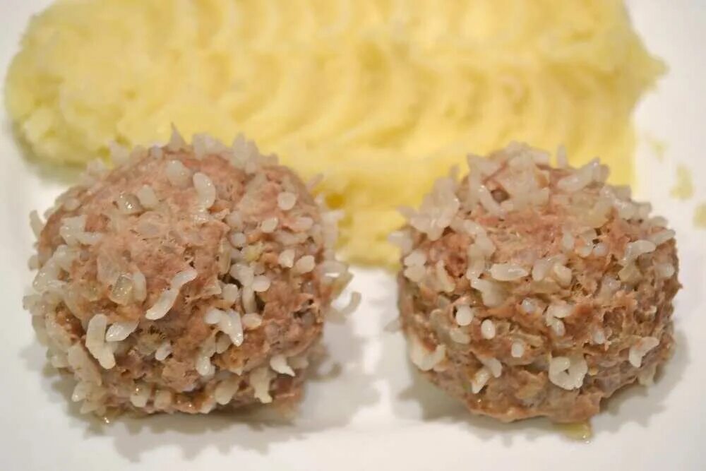 Ежики из свиного и говяжьего фарша рецепт - Русская кухня: Основные блюда. "Еда"