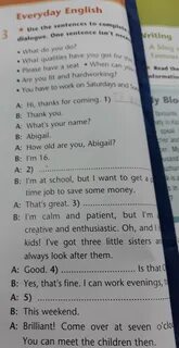 Complete the dialogues use present
