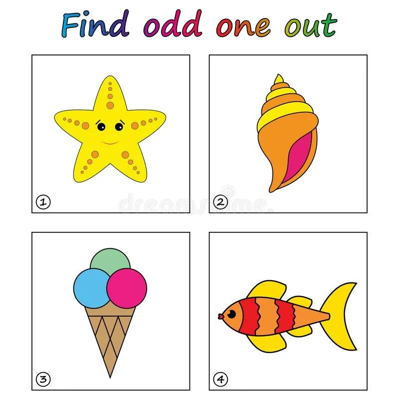 Find the odd one out. Odd one out Worksheets for Kids. Odd one out. Odd one out game.