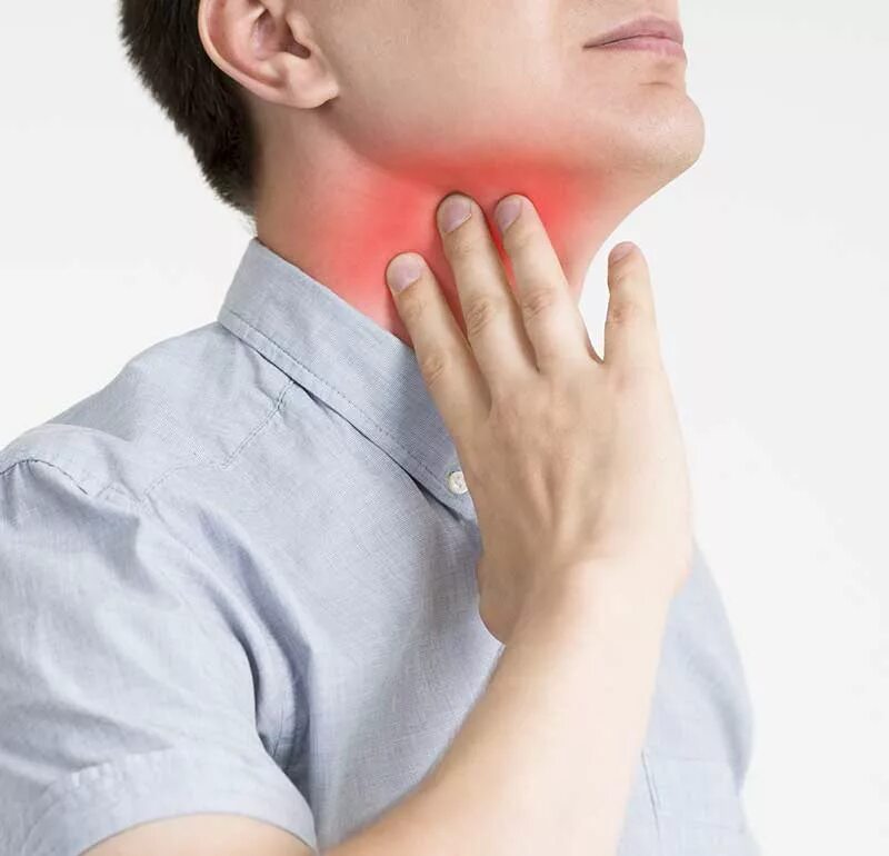 Боль в горле в гортани