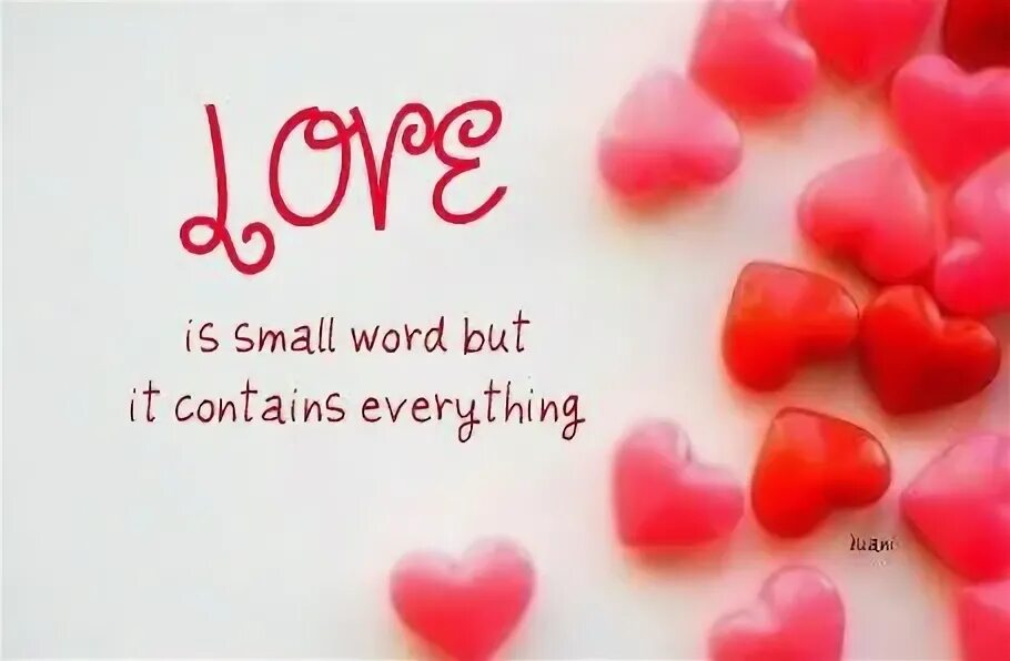 It s a small small word. Small word.