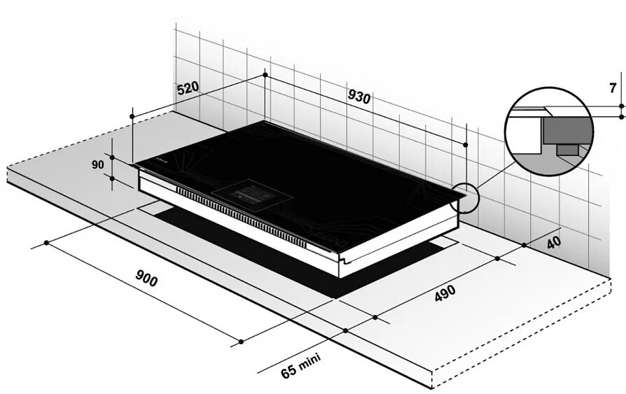 Варочная панель de Dietrich пиано. Варочная панель схема встраивания. Схема встраивания варочной поверхности Electrolux. Индукционная варочная панель de Dietrich dpi7650bu. Срок службы варочной панели