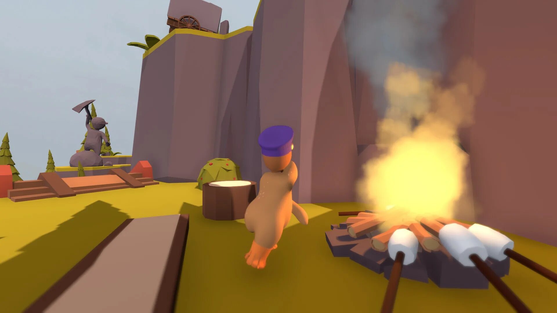 Human: Fall Flat. Human Fall Flat Split Screen. Human Fall Flat по сети на пиратке. Секретные достижения Human Fall Flat. Fall flat стим