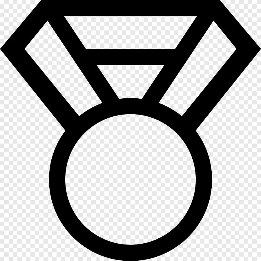 Награда символ. Золотая медаль. Награждение значок. Медаль без фона. Печать на лентах.