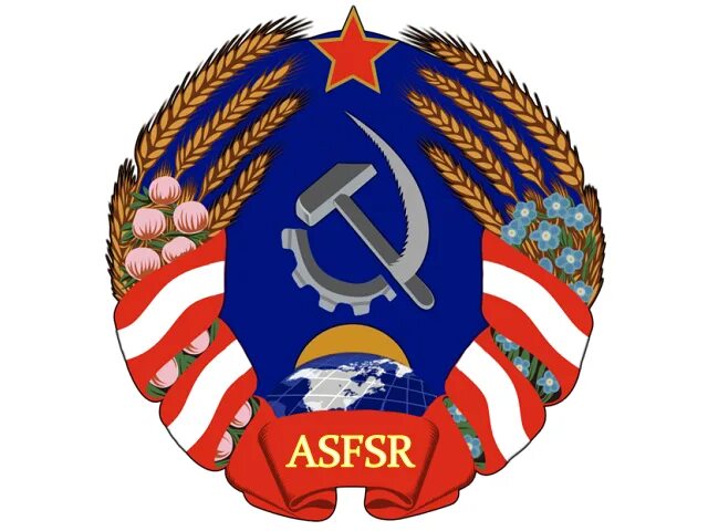 Союз советских социалистических штатов америки. Герб социалистической америки. герб коммунистических штатов америки. герб американской сср. герб социалистической албании.