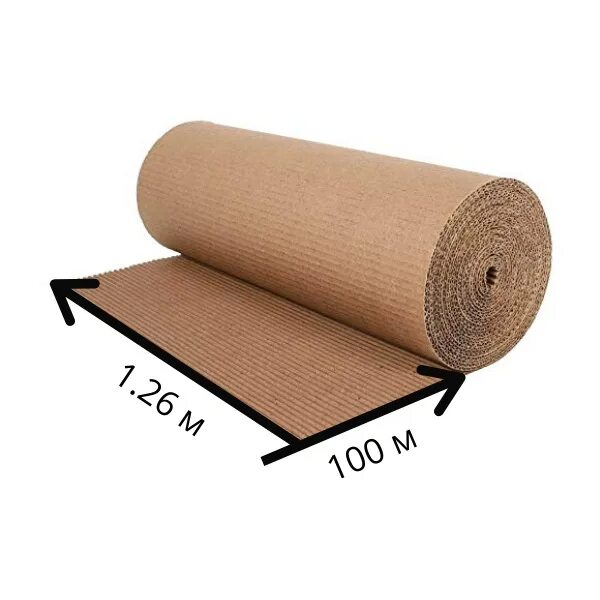 8м. М). Гофрокартон в рулоне. 05 м. 5 мм.