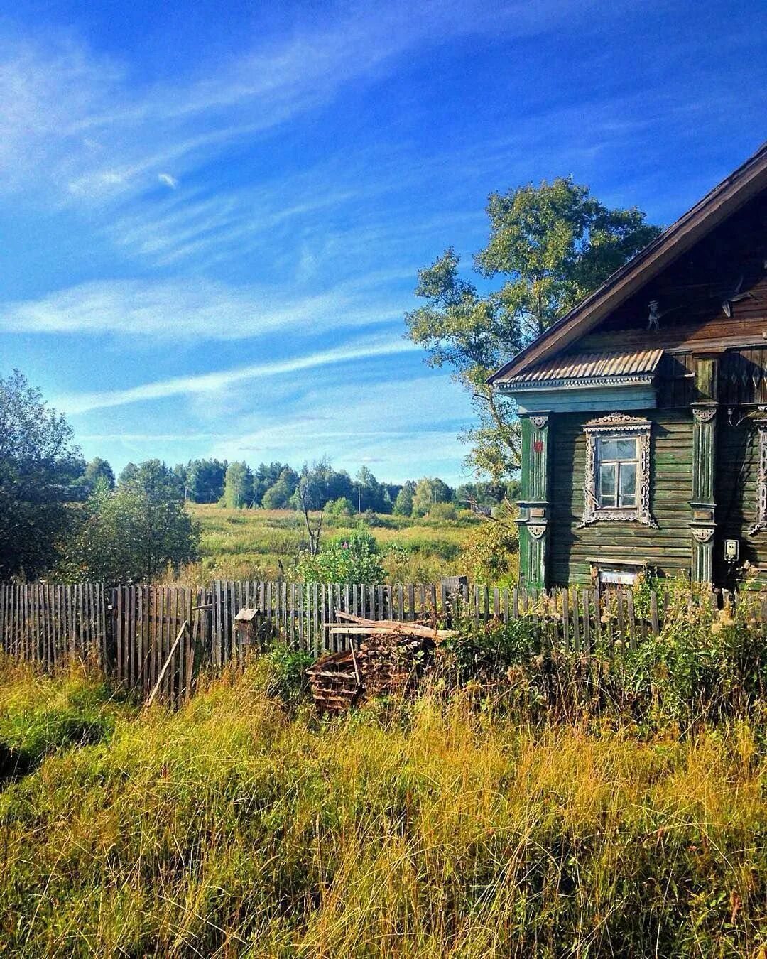 Знаменитые села. Посёлок Дивья Пермский край. Русская деревня Russian.Village. Деревенский дом. Домик в деревне.