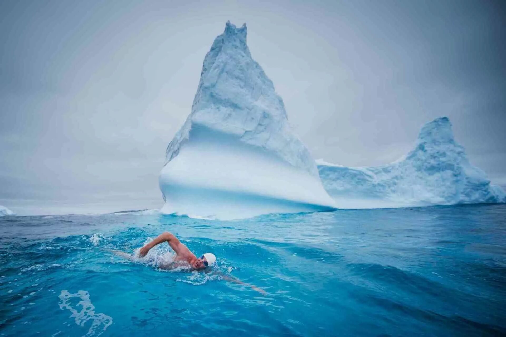 Где в 2007 совершил заплыв льюис пью. Море росса антарктида. lewis pugh. льюис пью пловец.