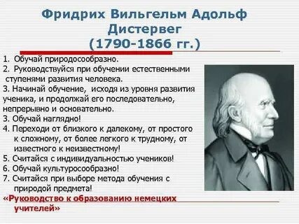 Принцип обучения дистервега
