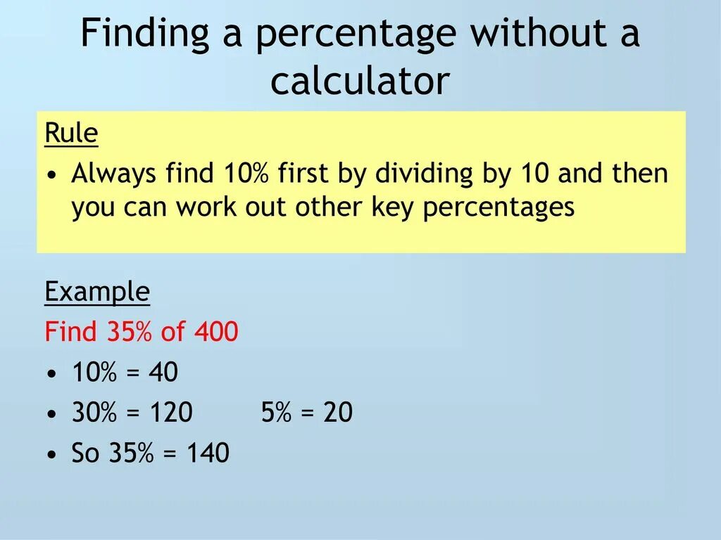How to find g. How to find the percentage of a number. how to find percentage. how to calculate percentage. calculate percentage of a number.