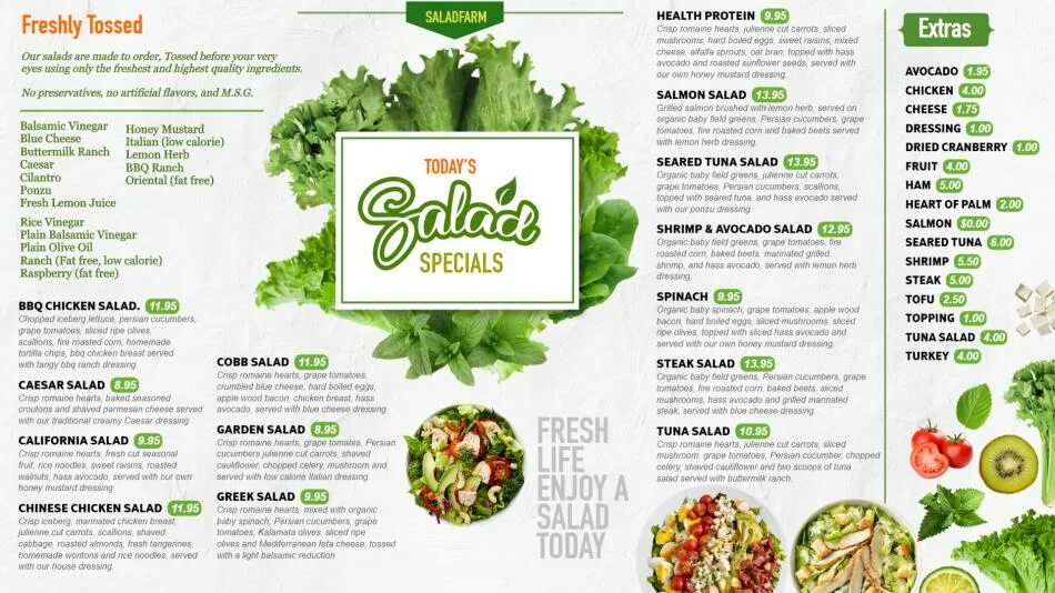 Salads menu. Дизайн меню салаты. Салаты меню баннер. Ресторан Грин Гарден Пулково. Грине бир меню