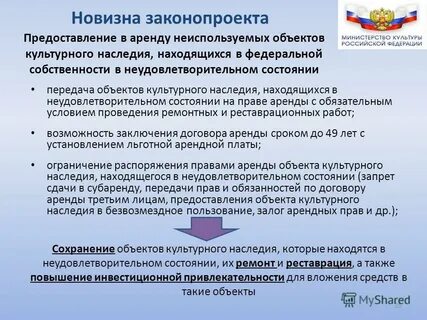 Состояние объекта аренды