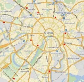 Торговая карта москвы