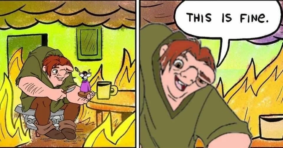 Masha is fine but not mine. Its fine мем. комикс its fine. квазимодо пожар. мем виз из файн.
