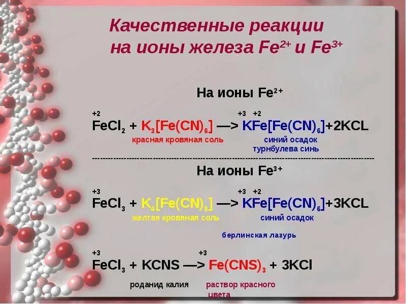 Zn реактив. Качественная реакция на fe2+. Качественные реакции на fe2+ и fe3+.