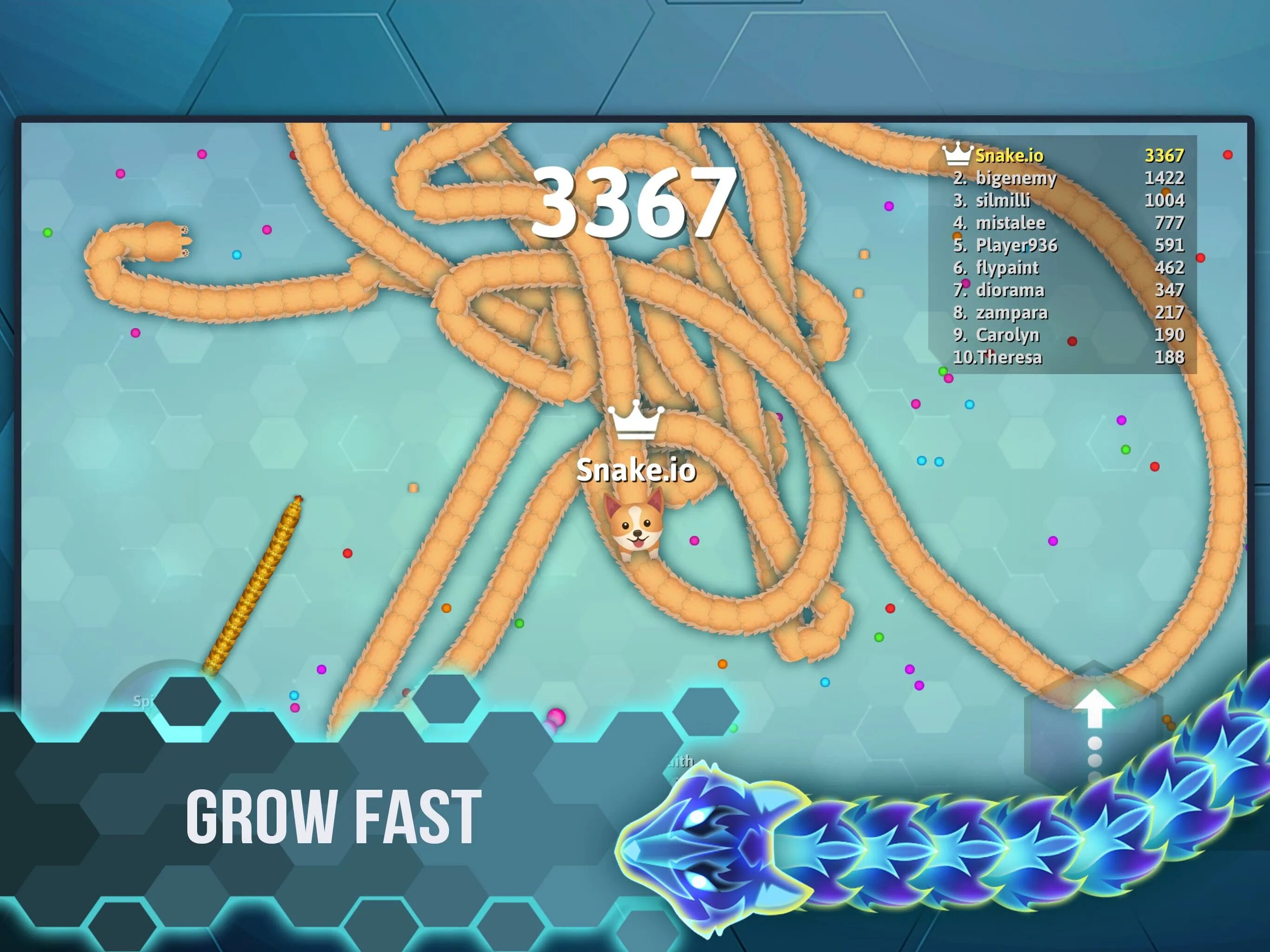 Snake io с друзьями