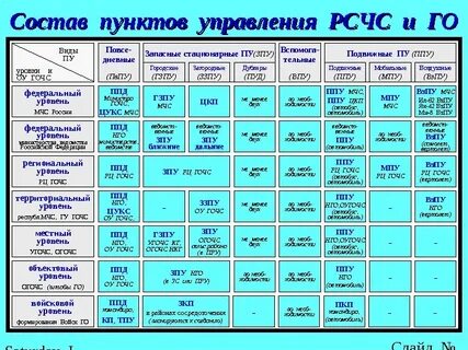 Пункты виды