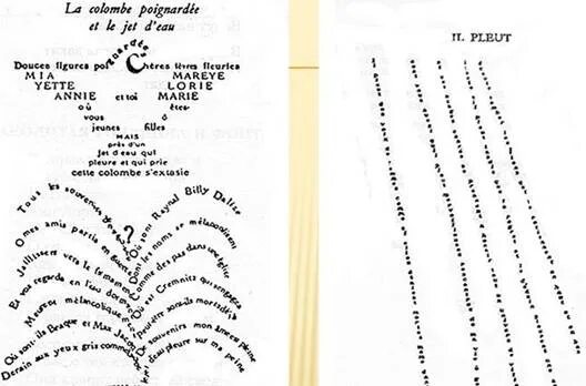 Pin de Maria Ceban en idei desene Ejemplos de caligramas, Caligramas, Caligramas