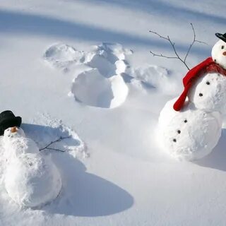 Building snowman