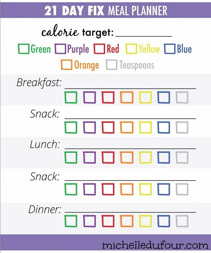 Fix plans. Meal Planner one Day. Purposeful Planner. 211 Day Fix extreme.